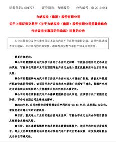 力帆股份回復(fù)上交所問(wèn)詢(xún)函 開(kāi)展代工服務(wù)與投資咨詢(xún)，預(yù)計(jì)新增投資超1.2億元
